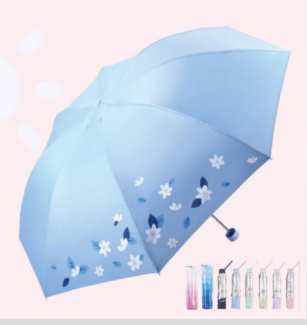 天堂伞 336T银丝印三折晴雨伞  量大价格 来电咨询