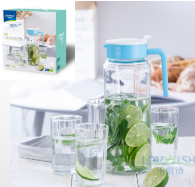 八角壶5件套BJH/L5一壶四杯 容量：壶900ml、杯170ml*4