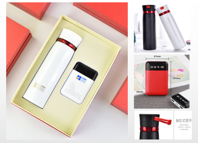 勿一乐扣乐扣品牌两件套  500ML保温杯+10000MA 电源